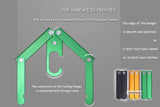 Hikeman Travel Hangers Metal Heavy Duty Folding Hangers for Wet Clothes Portable Space Saving Travel Accessories for Camping Cru