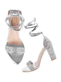Shoetopia Women'S Heel-1815 Heeled Sandal-3 Kids Uk (Heel-1815-Silver)-Eu36,Silver,3,B0D14CBNXB
