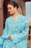 Gosriki Women'S Rayon Blend Printed Straight Kurta With Palazzo & Dupatta (Chetali Sky-Gs_L_Sky Blue_Large),Sky Blue,,B0D9YTK3NJ