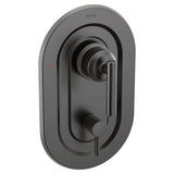 Moen T2900BL Gibson PosiTemp with Builtin 3Function Transfer Valve Trim Kit, Valve Required, Matte Black