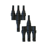 Renogy Solar Male and Female MMMF+FFFM, 3 to 1 Branch Connectors