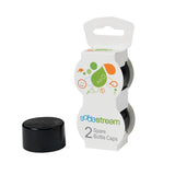 SodaStream Bottle Caps, Black, 2Pack