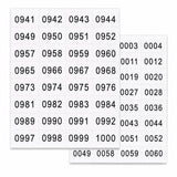 Number Stickers 00011000 Serial Number Labels 1.5 X 0.72 Inch Sequential Numbering Stickers For Inventory Tracking, Office File