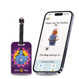 Tag8 Jai Shree Ram Luggage Tag For Suitcase, Travel Bags, School & Office Bags With Airport Tracer Code | Stop Losing, Start Tag