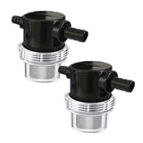 1/2 Inches Water Pump Strainer, RV Water Pump Filter Compatible with 3/8 Inches Hose Barb In-Line Strainer Twist-On Pipe Sprayer