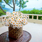 AmyHomie Artificial Flowers, Silk Daisy, Artificial Gerber Daisy for Home Decoration, Artificial Daisy for Wedding Decoration (W