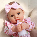 GOAROY Baby Dolls, 18 inches Large Realistic Cute Soft Body Baby Doll Real Life Baby Dolls Girl, with Bottles & Pacifier, Diaper