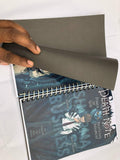 Sukechi Death Note Theme Spiral Notebook, Black Paper, A5, 120 Gsm, 50 Sheets, For Gel Pens & Metallic Markers