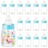 36 Pcs 3.5 Inch Baby Bottle Shower Favor Mini Plastic Candy Bottle Clear Bottles for Baby Shower Mini Feeding Candy Box for Part