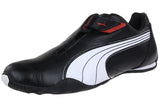 PUMA Men's Redon Move Sneaker, Black/White/High Risk Red, 10.5