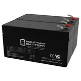 Mighty Max Battery ML1.3-12 - 12 VOLT 1.3 AH SLA BATTERY - PACK OF 2
