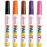 Oytra Permanent Paint Pen Waterproof Marker Pens Combo for Wood Ceramics Steel Glass Tyre Blackboards for Artists For Gifting St