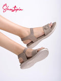 Shoetopia Women'S Girls-Doctor-1270 Sandal-5 Kids Uk (Girls-Doctor-1270-Brown)-Eu38,Brown,5,B0D4VNVHTY