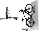 Steadyrack ProFlex Wide Bike Rack - Vertical Wall Mount Bike Storage for Home - Roll-In Roll-Out System - Space-Saving Pivot - F