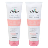 Thera Calazinc Body Shield Barrier Cream with Calamine and Zinc [2-Pack] - Incontinence Skin Protectant Ointment, Diaper Rash, S