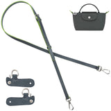 jiesinlov Leather Bag Shoulder Strap Replacement Crossbody Adjustable Conversion Kit Fit for Mini Pouch(NEW-GRAPHITE GRAY)