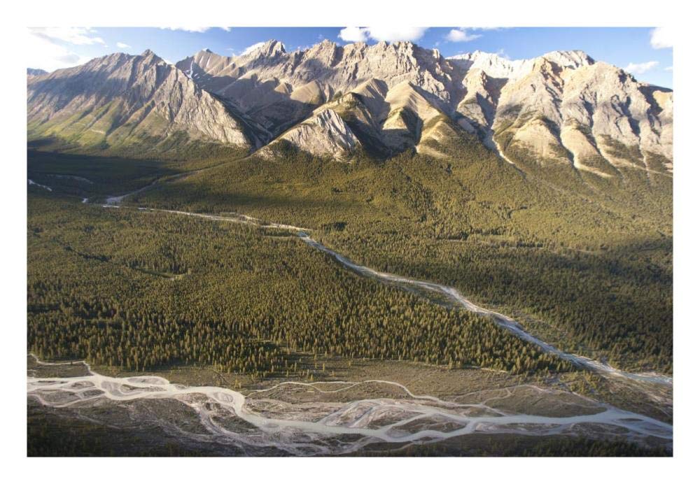 Mountains Above Coral Creek And Cline River, Jasper National Park, Alberta, Canada-Paper Art-26,,X18,,