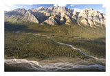 Mountains Above Coral Creek And Cline River, Jasper National Park, Alberta, Canada-Paper Art-26,,X18,,