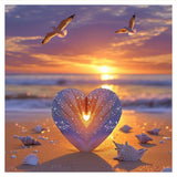 hill froeistung Seagulls Diamond Art Painting Kits for Adults,Beach Diamond Art for Beginners, 5D DIY Full Drill Round Gem Art C