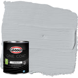 Glidden One Coat 1 qt. Train/Gray Semi-Gloss Interior Paint with Primer
