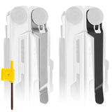 [2-Pack] Stainless Steel Pocket Clip - Perfect Fit For Leatherman Signal Multi-Tool - 1 Black + 1 Silver/Metal - Add Or Replace 