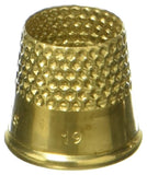 LACIS 19mm Open Top Tailors ThimbleSize, Multicolor