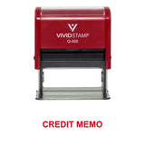Credit Memo Office Stamp (Red Ink) XLarge