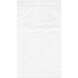 Plymor 5 x 8 (Pack of 100), 4 Mil with HangHole Heavy Duty Zipper Reclosable Plastic Bags