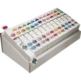 Smead 67084 AZ ColorCoded BarStyle End Tab Labels Letter N Dark Green 500/Roll