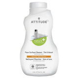 ATTITUDE Floor Surface Cleaner for Tile and Wood, EWG Verified, Streak-Free, Vegan and Cruelty-free Household Cleaning Products,