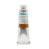 Lukas Berlin Pro Artists Water Mixable Oil Paint 37 ml Tube Burnt Sienna, Water Soluble, Lightfast Pigments, Quick Drying, Easy 