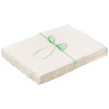 50 Sheets Deckled Edge Paper 4 x 6inch, 160 GSM Handmade Paper Rough/Textured Watercolor Paper for Wedding Invitations, Cards, C