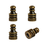 4 Pieces Lamp Finial for Lamp Shades Decorational Finial for Lamps Threaded Lamp Cap Knob for Table Lamps or Floor Lamps (Antiqu