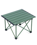 iClimb Ultralight Compact Camping Folding Table with Carry Bag (Reinforced Green - S)