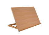 SoHo Urban Artist Extra Large 19.75 x 29.5 Adjustable Portable Drawing Board Stand Easel, 5 Positions, Natural Beechwood Finish