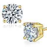 Moissanite Stud Earrings for Women,Sterling Silver 925 Earrings Jewelry Engagement Gifts for Women Men