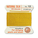Griffin Bead Cord Silk Amber #12