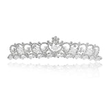 SAMKY Bridal Crown Rhinestone Wedding Tiara for Women Princess Bride Hair Accessories