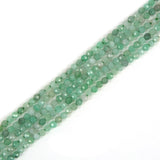 2mm Emerald Faceted Gemstone Round Loose Beads Strand 15.5-16 DIY Jewelry Making