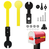 Otoolling Mailbox Delivery Notification Alert Signal Flag Kits Mailboxes Accessories with Flag Assembly, Wrench, Spacer, Flat Wa