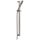 Delta Faucet Vero SingleSpray Slide Bar Hand Held Shower with Hose, Brushed Nickel Handheld Shower Head, Slide Bar Hand Shower,