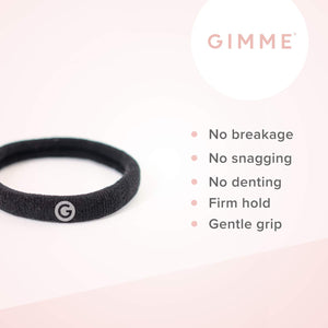 Gimme Beauty - Any Fit No Damage Hair Ties - Blondie - Seamless Microfiber Hair Elastic - Hair Accessories With All Day Hold - N