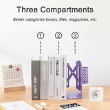 Kingsmile Bookends, Book Ends, Metal Book Ends for Shelves, Book Stopper for Heavy Books, Book Ends to Hold Books for Kids Room,