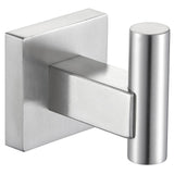 Suyar Bathroom Towel Hook Brushed Nickel, SUS304 Stainless Steel Robe Coat Holder for Shower Kitchen Closet Garage, Modern Heavy