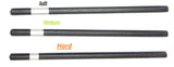 ISHARAA Black Charcoal Pencils 3 Piece Set of Soft,Medium or Hard