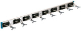 CrawfordLehigh 363606 Ultra Hold EightHook Tool Rack, 36 by 5Inch