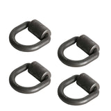 DC Cargo WeldOn DRing TieDown Anchors 5/8 (4 Pack) HeavyDuty Forged Steel with 18,900 lb. ABS Rotating DRings Secure &