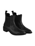 Shoetopia Women'S Block Heel Boots,Black,5,B0CSN3PZ25