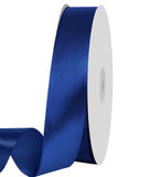 1 inch Navy Blue Ribbon,100 Yards 1 inch Navy Blue Satin Ribbon Solid Fabric Ribbon for Gift Wrapping Floral Bouquets Wedding Ho