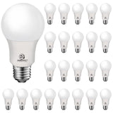 ENERGETIC SMARTER LIGHTING 24-Pack A19 LED Light Bulbs 60 Watt Equivalent, Cool White 4000K, E26 Medium Base, Non-Dimmable LED L